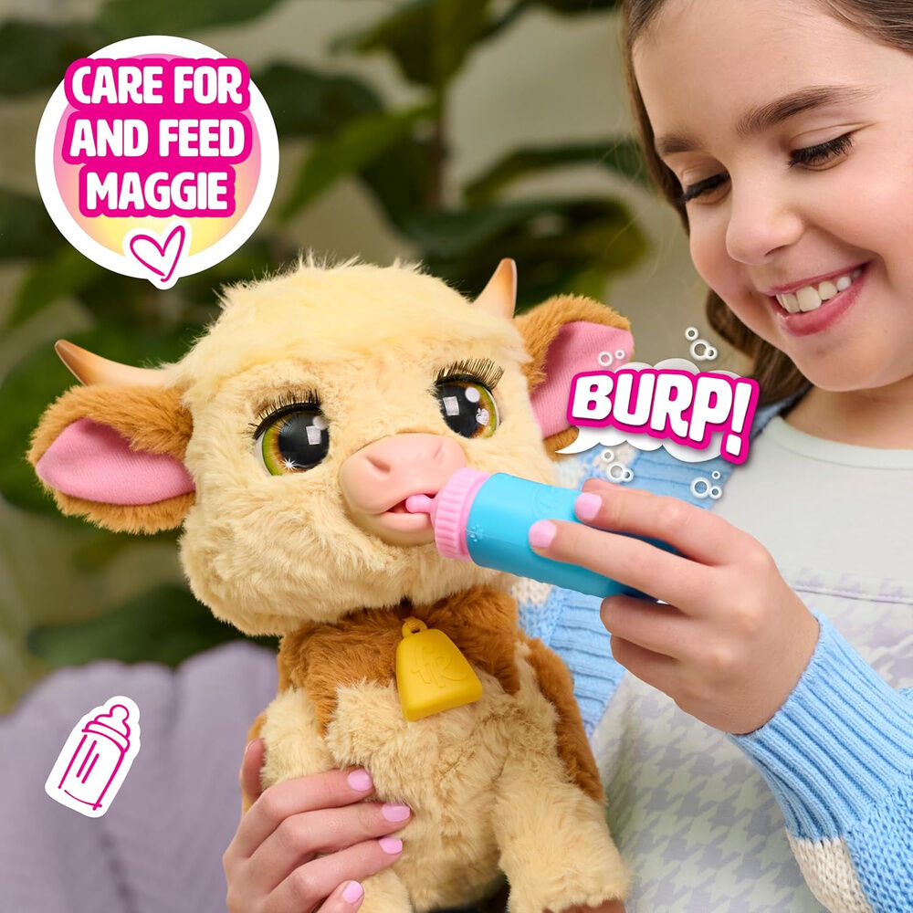 Just Play Peluche interactivo Vaca Maggie FurReal (imagen 6 de 8)