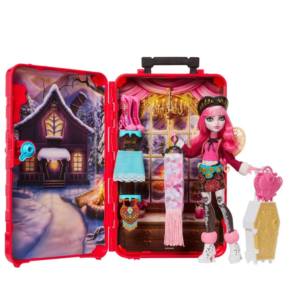 Mattel Muñeca Cupid Asteria y Armario Skulltimate Secrets Monster High