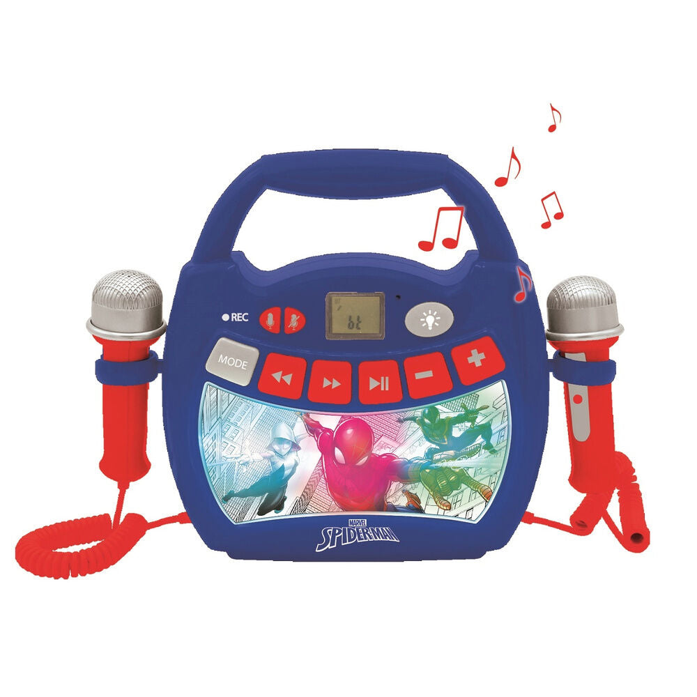 Lexibook Altavoz Karaoke Bluetooth Spiderman Marvel (imagen 3 de 5)