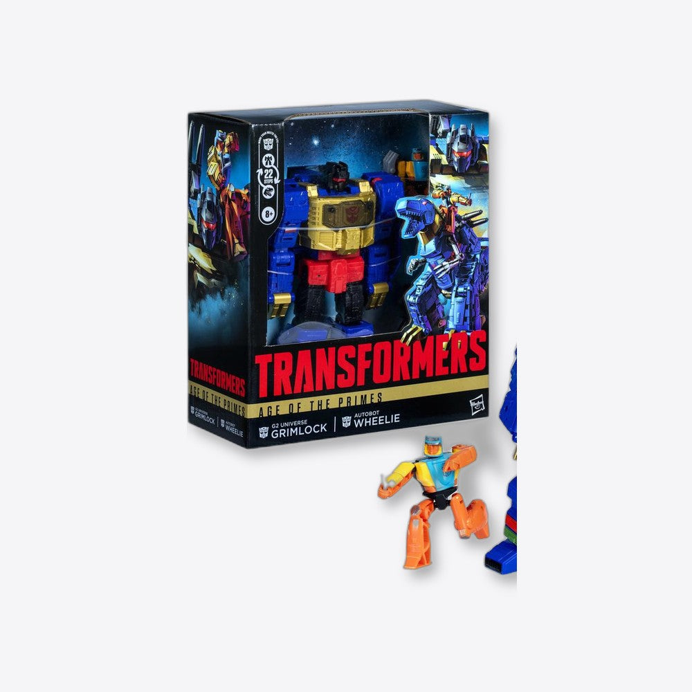 Figura hasbro transformers age of the primes g2 universe grimlock autobot wheelie (imagen 3 de 6)