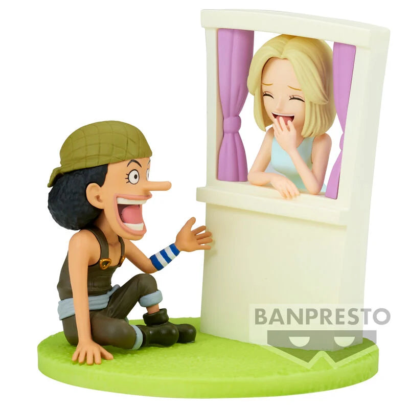 One Piece Usopp & Kaya Figura Log Stories 7cm