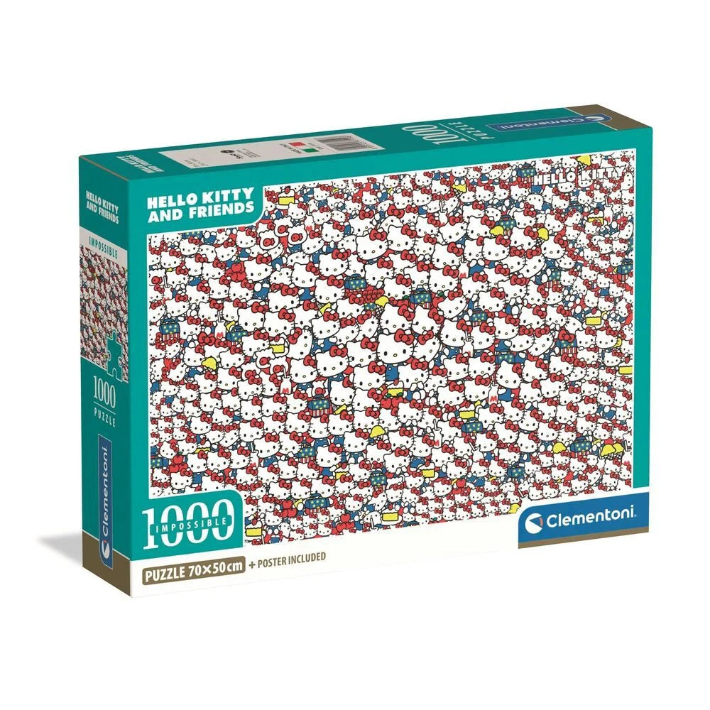 Hello Kitty Puzzle Imposible 1000 Piezas Sanrio Reto