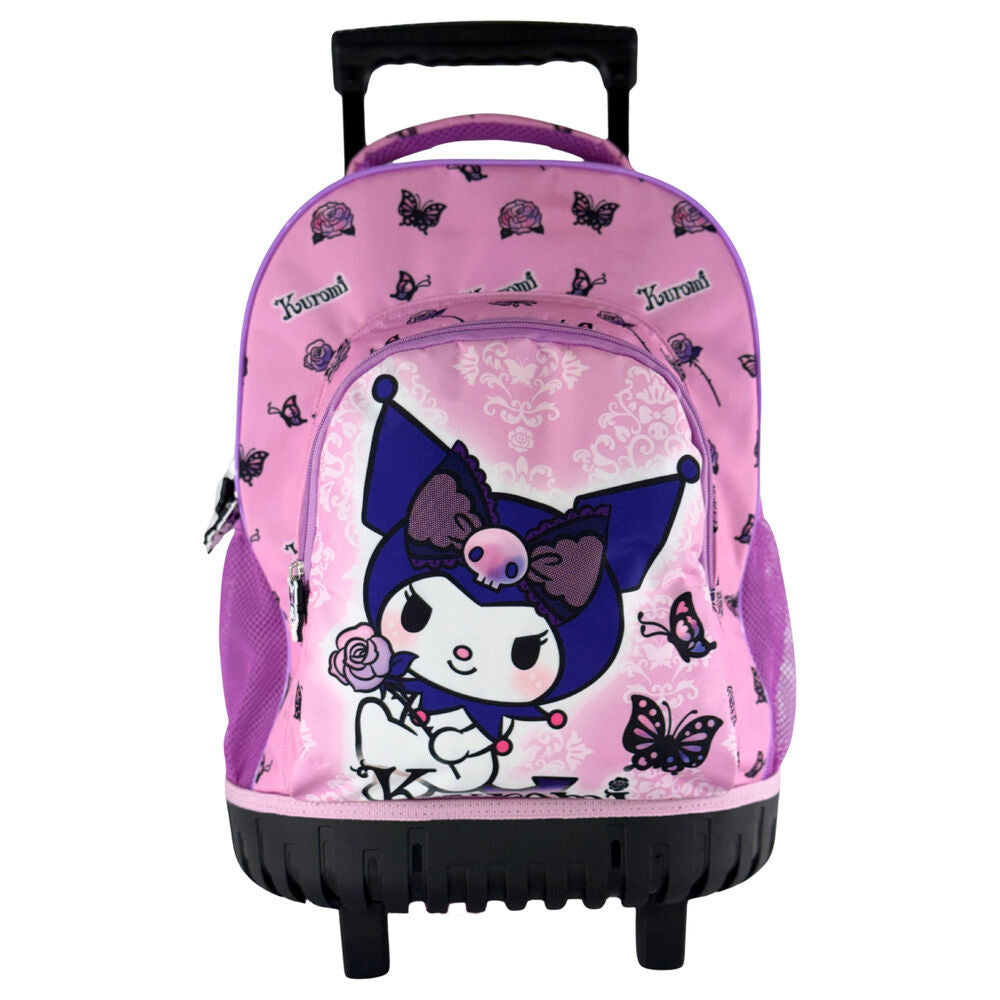 Manenti Trolley Purple Kuromi Hello Kitty 44cm
