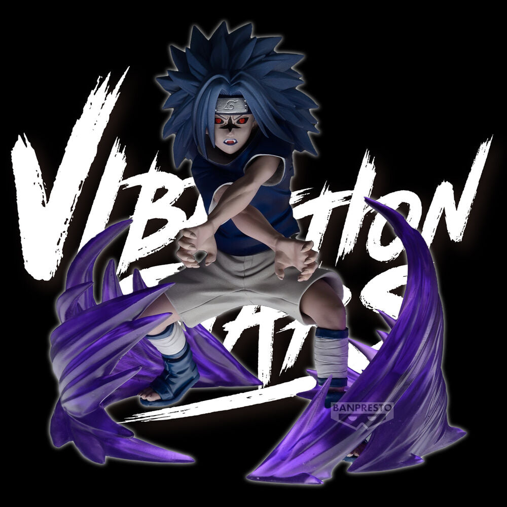 Banpresto Figura Sasuke Uchiha Vibration Stars Naruto 72 Series 15cm (imagen 5 de 6)