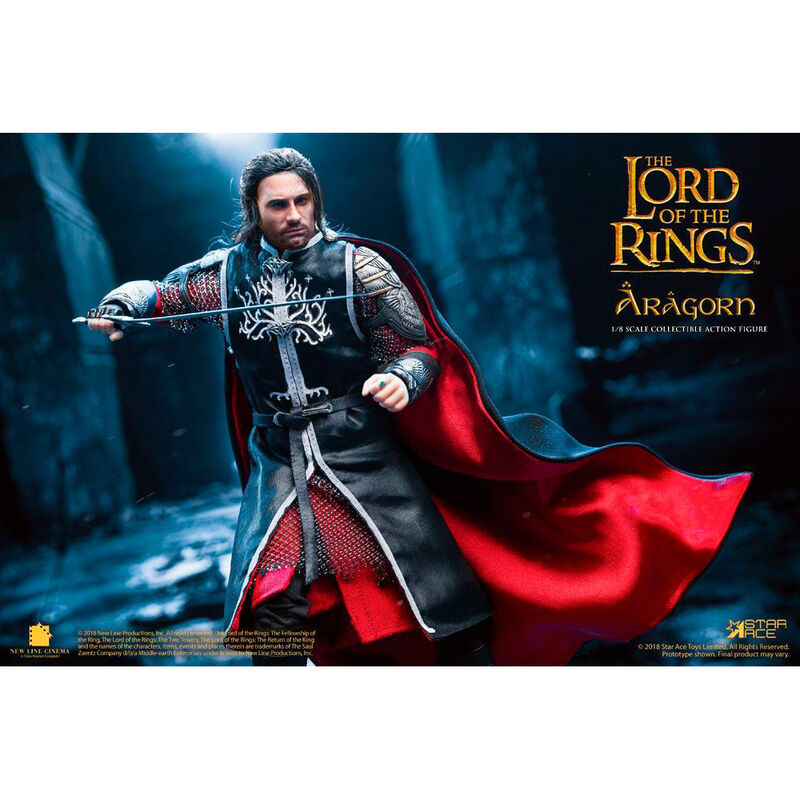 Star Ace Figura Real Master Aragorn El Señor de los Anillos 23cm (imagen 5 de 7)