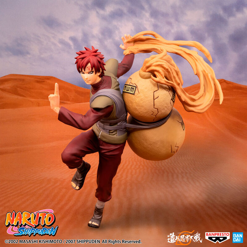 Figura Gara Banpresto F Colosseum Naruto Shippuden 12cm (imagen 3 de 5)