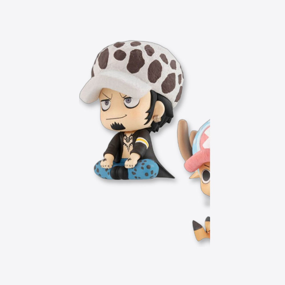 Pack 2 figuras megahouse one piece look up trafalgar d law & tony tony chopper con regalos sorpresa (imagen 3 de 6)