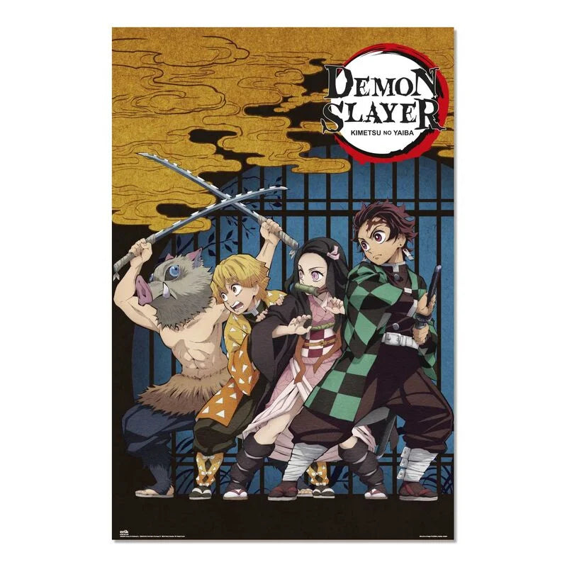 Demon Slayer Poster La Casa de Los Tambores Kimetsu no Yaiba