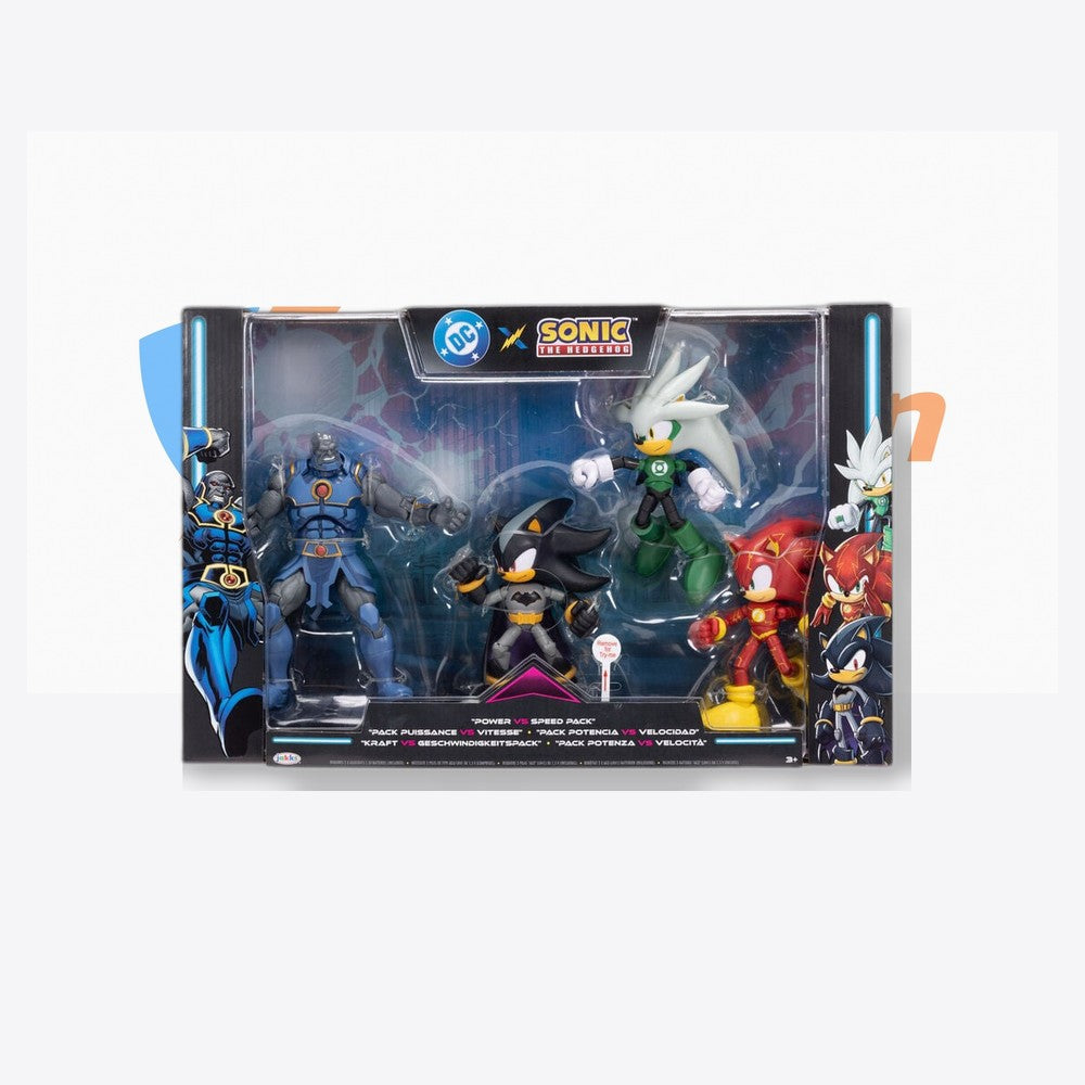 Jakks Pacific Blister 4 figuras Sonic The Hedgehog DC Comics 12cm (imagen 6 de 6)