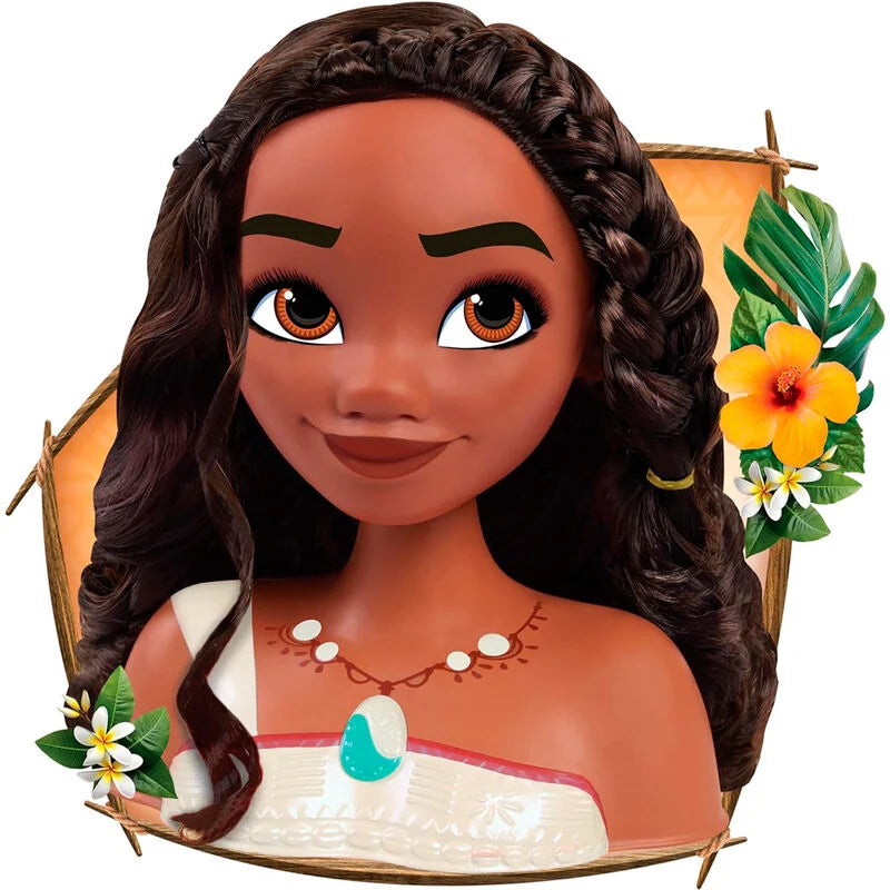 Just Play Busto peinados Vaiana Moana 2 Disney