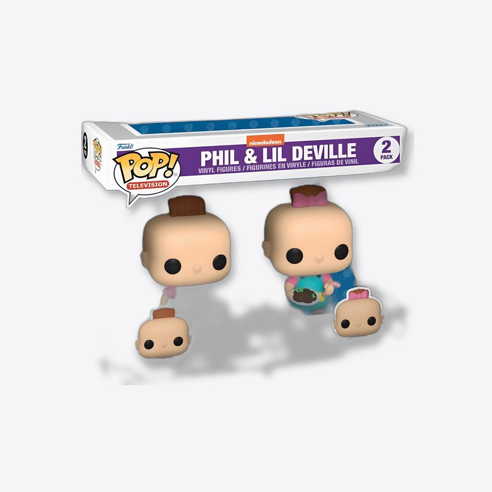 Funko Blister 2 figuras POP Rugrats Phil & Lil Exclusive (imagen 3 de 6)
