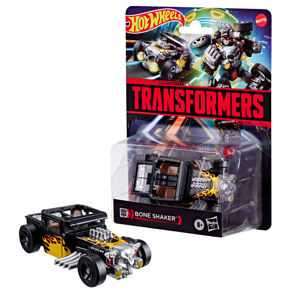 Hasbro Coche Bone Shaker Transformers Hot Wheels (imagen 4 de 8)