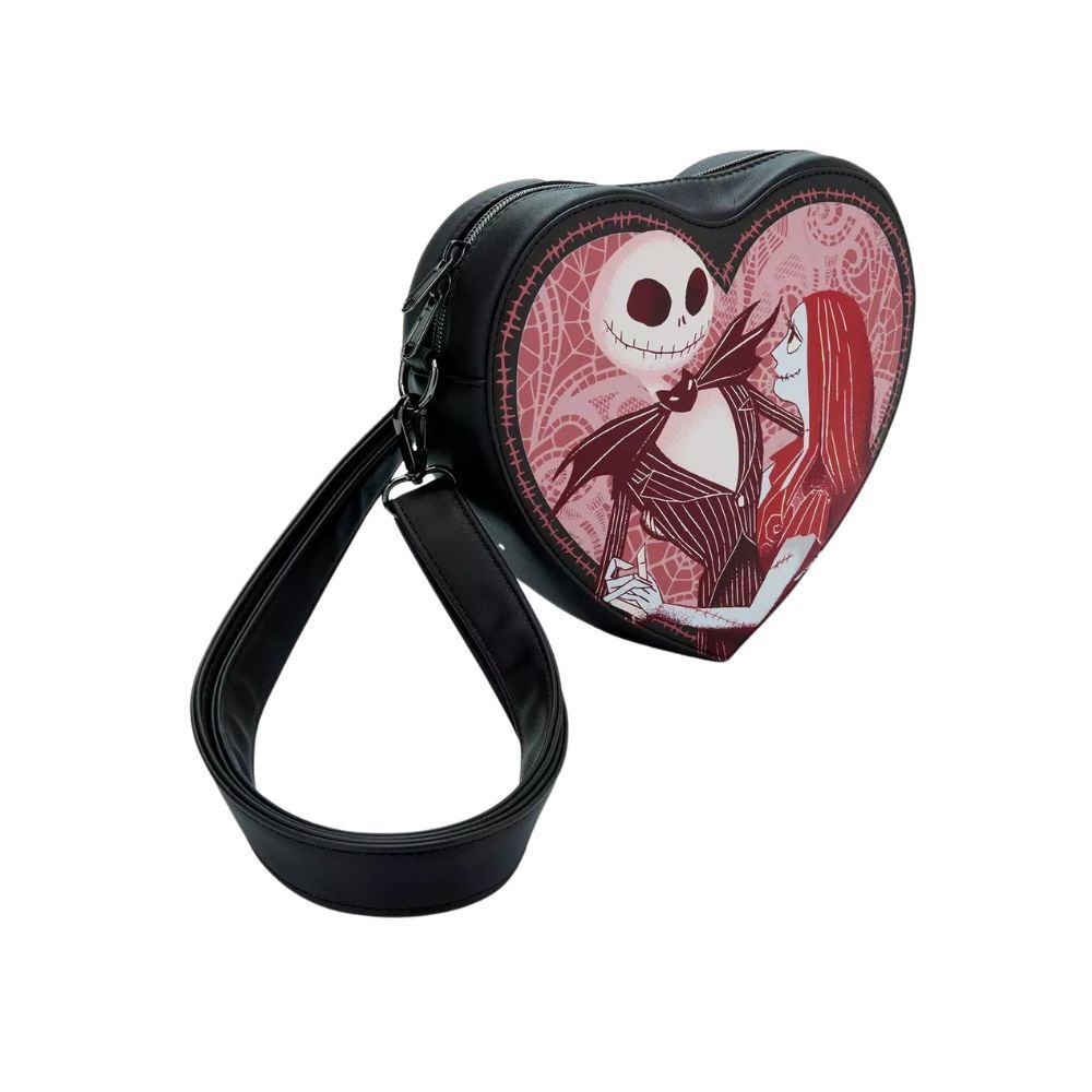 Bolso Bandolera Jack And Sally Heart Pesadilla Antes De Navidad Disney Loungefly (imagen 2 de 6)