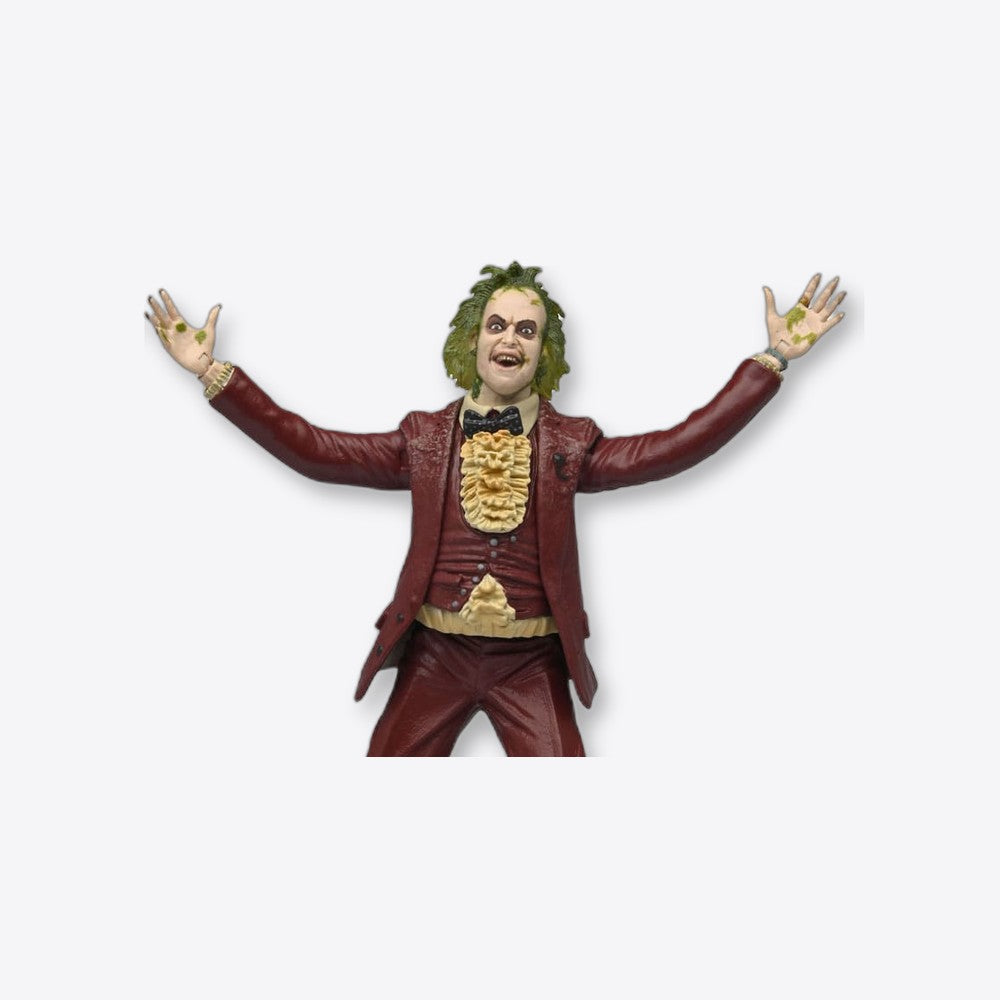 Neca Beetlejuice red tuxedo scale action fig. 18 cm beetlejuice (1988) (imagen 3 de 6)