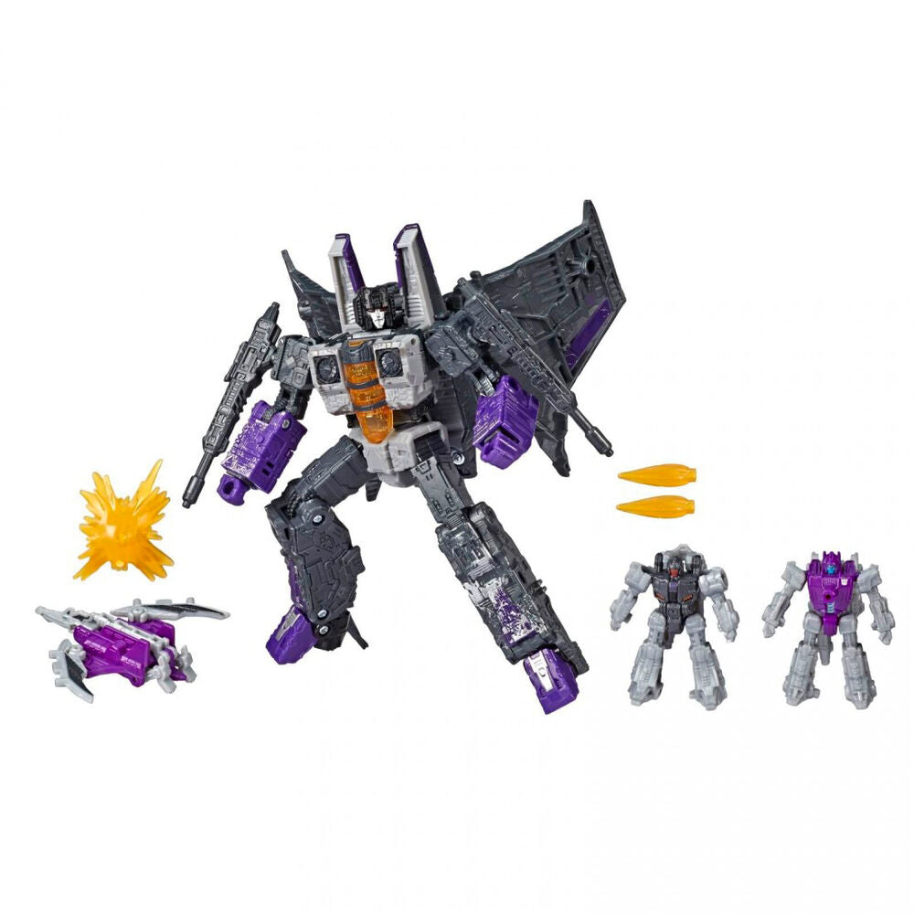 Hasbro Figura Decepticon Phantomstrike Squadron War For Cybertron Transformers 20cm (imagen 3 de 4)