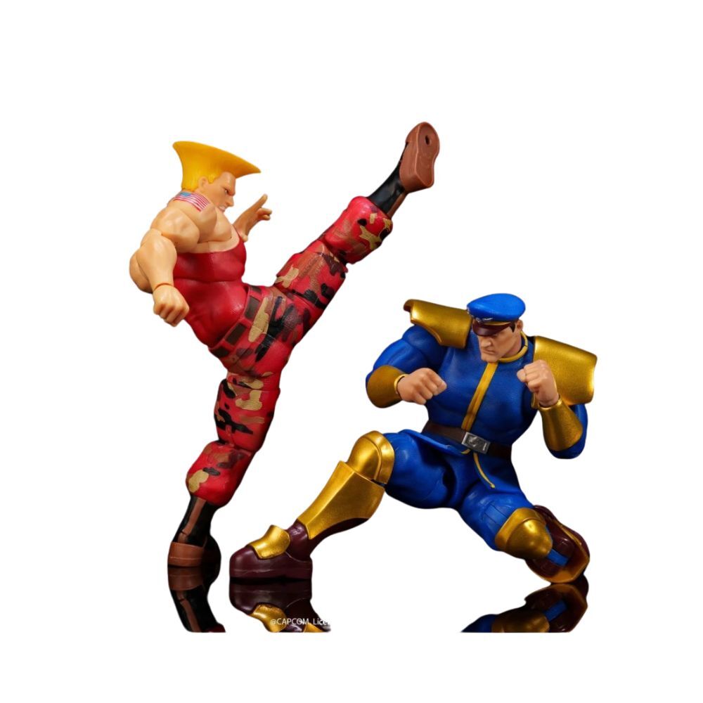 Jada Toys Blister 2 figuras Guile y Bison Street Fighter II 15cm (imagen 2 de 6)