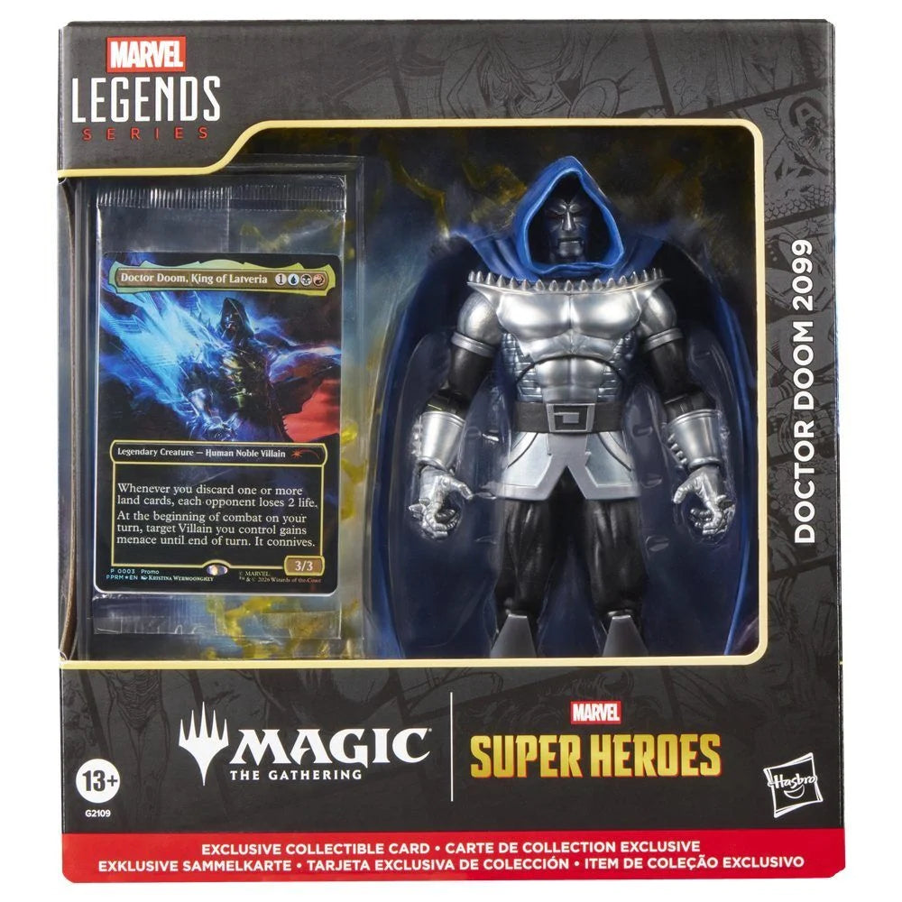 Hasbro Figura Doctor Doom 2099 Magic The Gathering Marvel Legends Series 15cm
