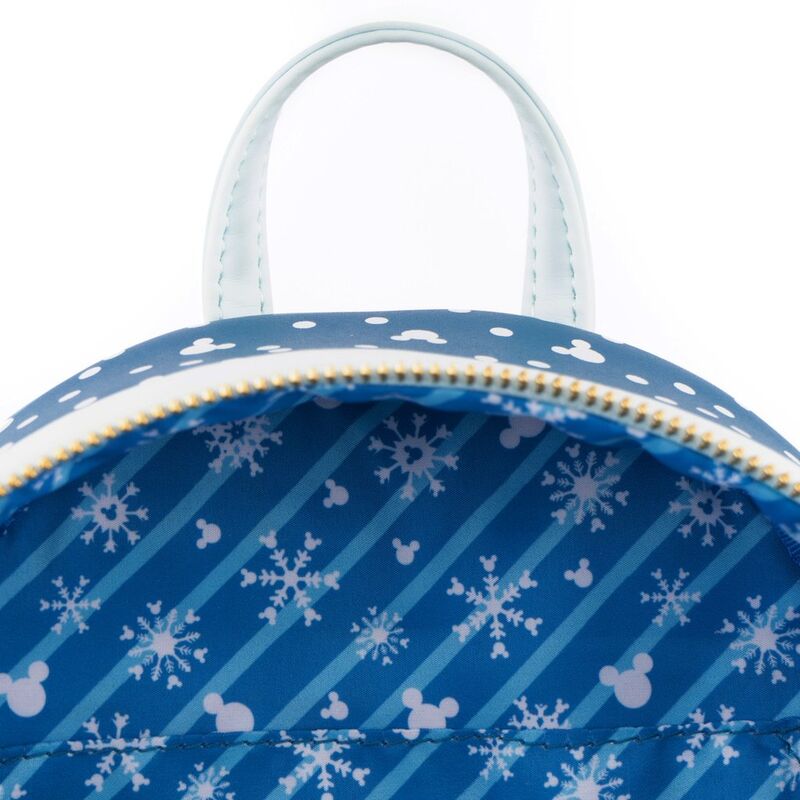 Mochila Mickey Minnie Snowman Disney Loungefly 26cm (imagen 4 de 6)