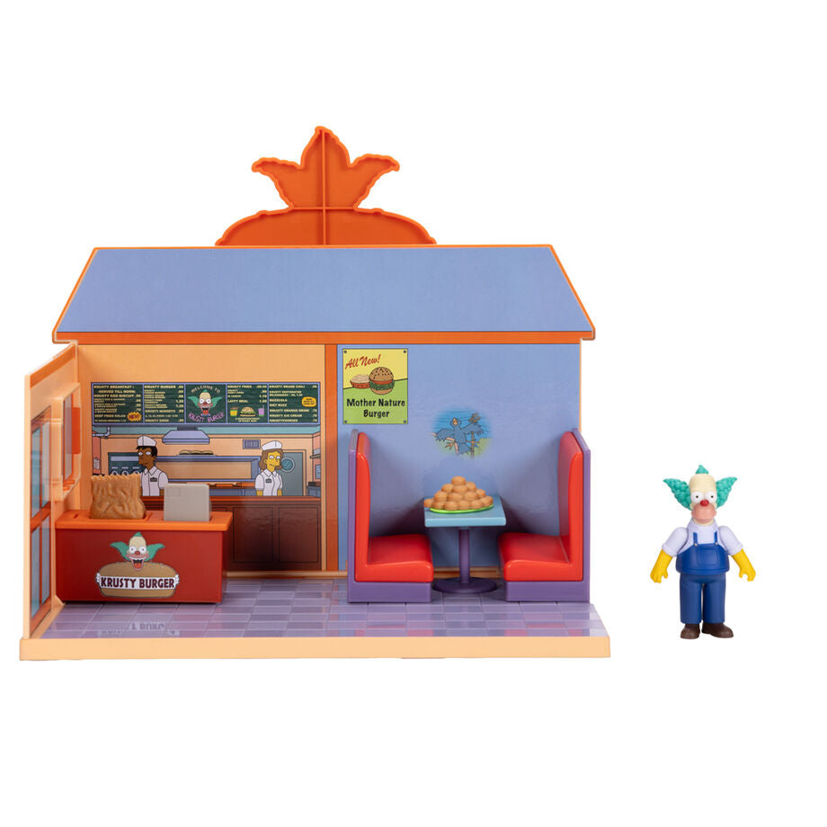 Los Simpsons Playset Burger Krusty Springfield Coleccionable