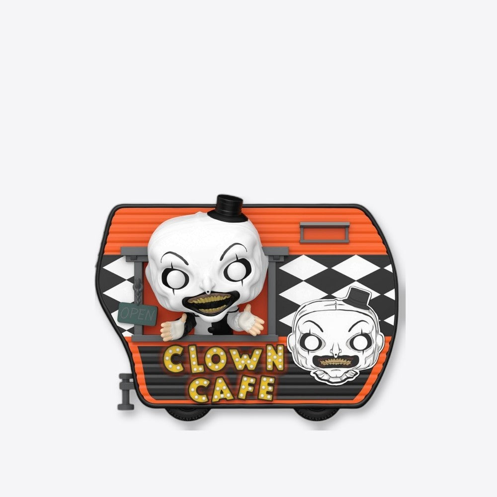 Funko Figura POP Rides Super Deluxe Terrifier 2 Art with Clown Cafe (imagen 5 de 6)