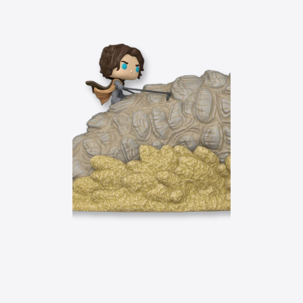 Funko Figura POP Dune Part Three Moment Paul Atreides with Sandworm (imagen 6 de 6)