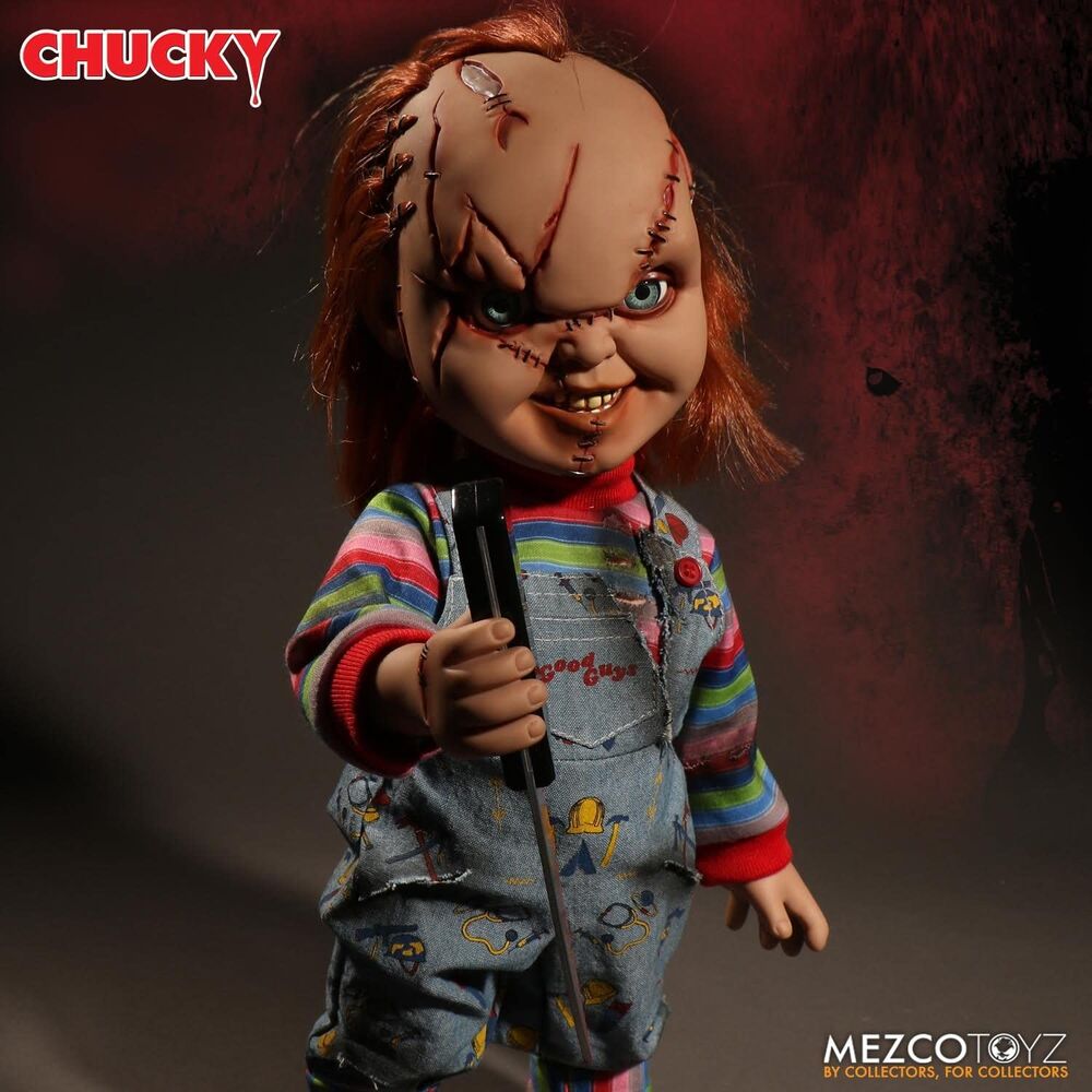 Mezco Toyz Figura Chucky El Muñeco Diabolico parlante 38cm (imagen 9 de 10)
