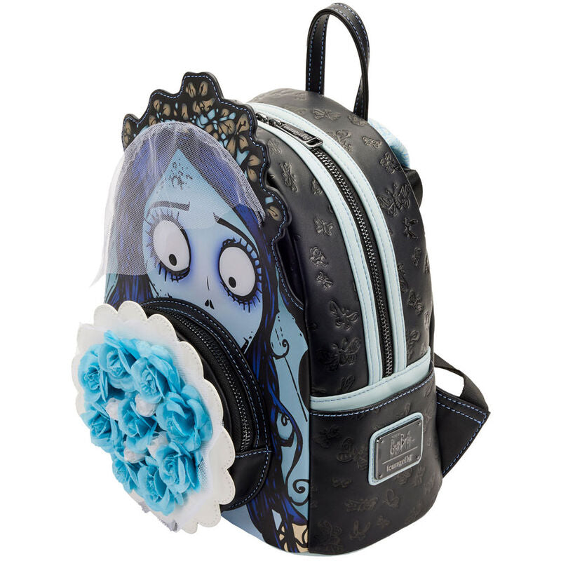 Mochila Emily Bouquet La Novia Cadaver Loungefly 26cm (imagen 2 de 7)