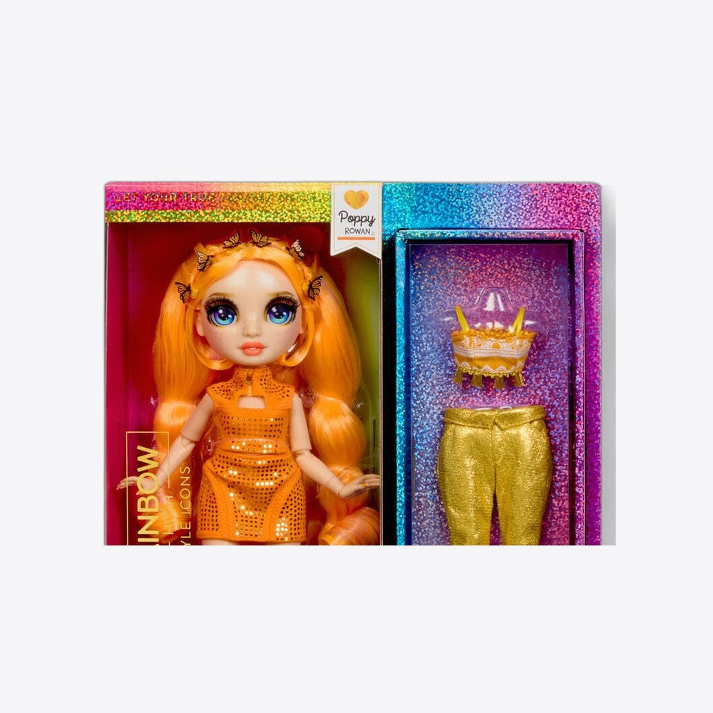 Mga Muñeca Poppy Style Icons Fashion Dolls Rainbow High (imagen 3 de 6)