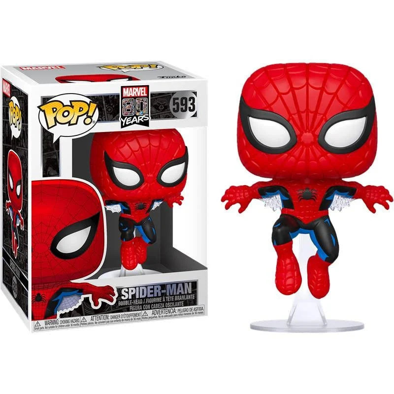 Marvel 80 Aniversario Figura POP Spiderman Primera Aparición