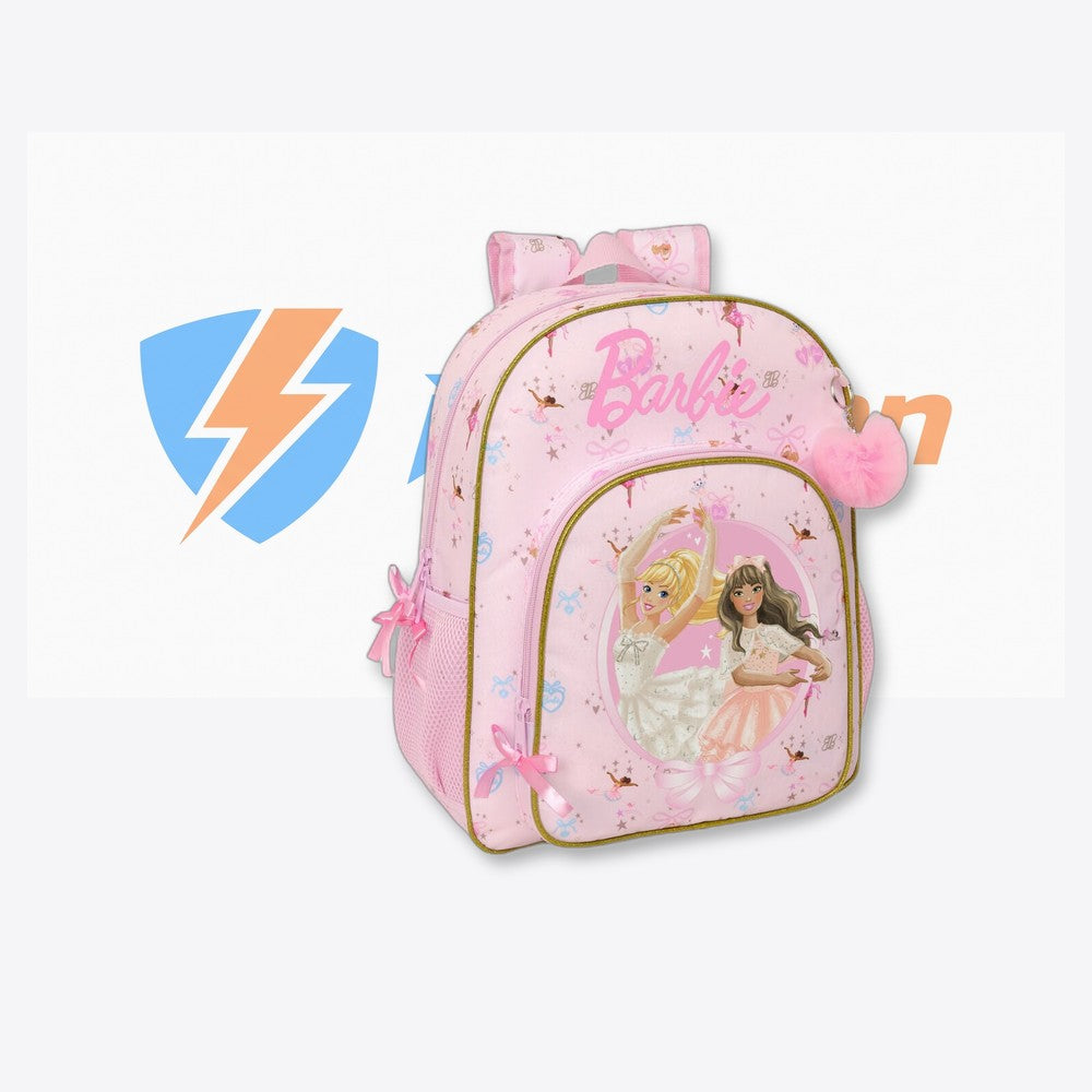 Safta Mochila Ballet Barbie 38cm adaptable (imagen 6 de 6)
