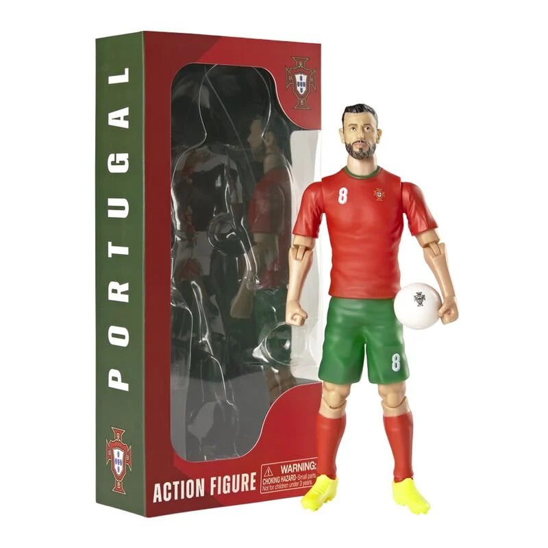 Portugal Figura Action Bruno Fernandes 20cm Colección Fútbol