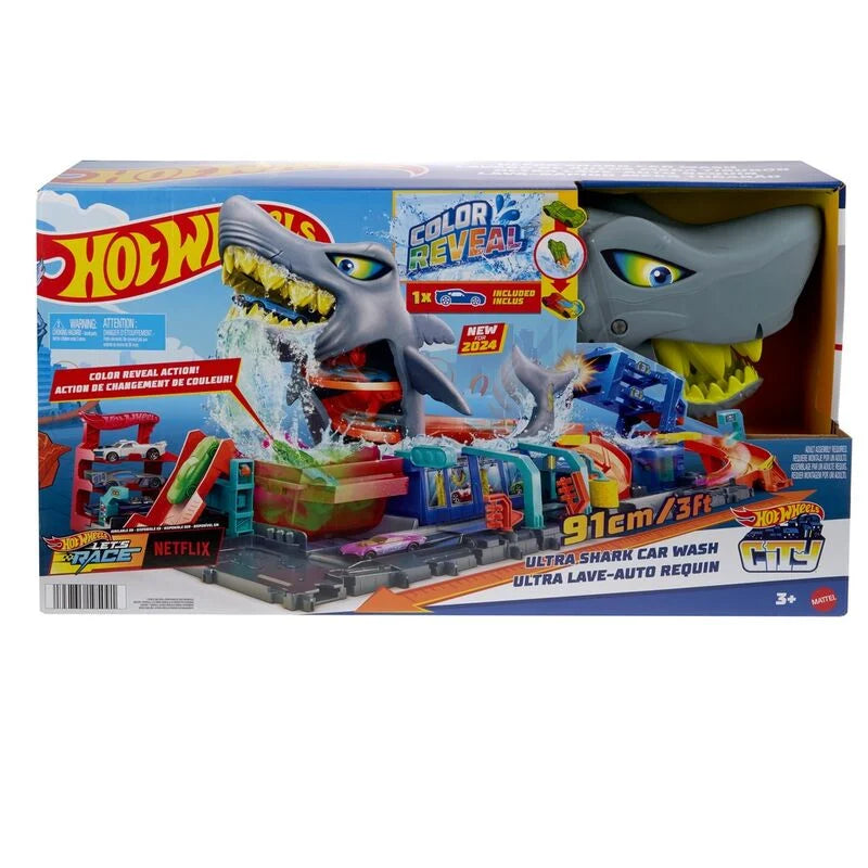 Hot Wheels City Tunel Lavado Tiburón Mattel