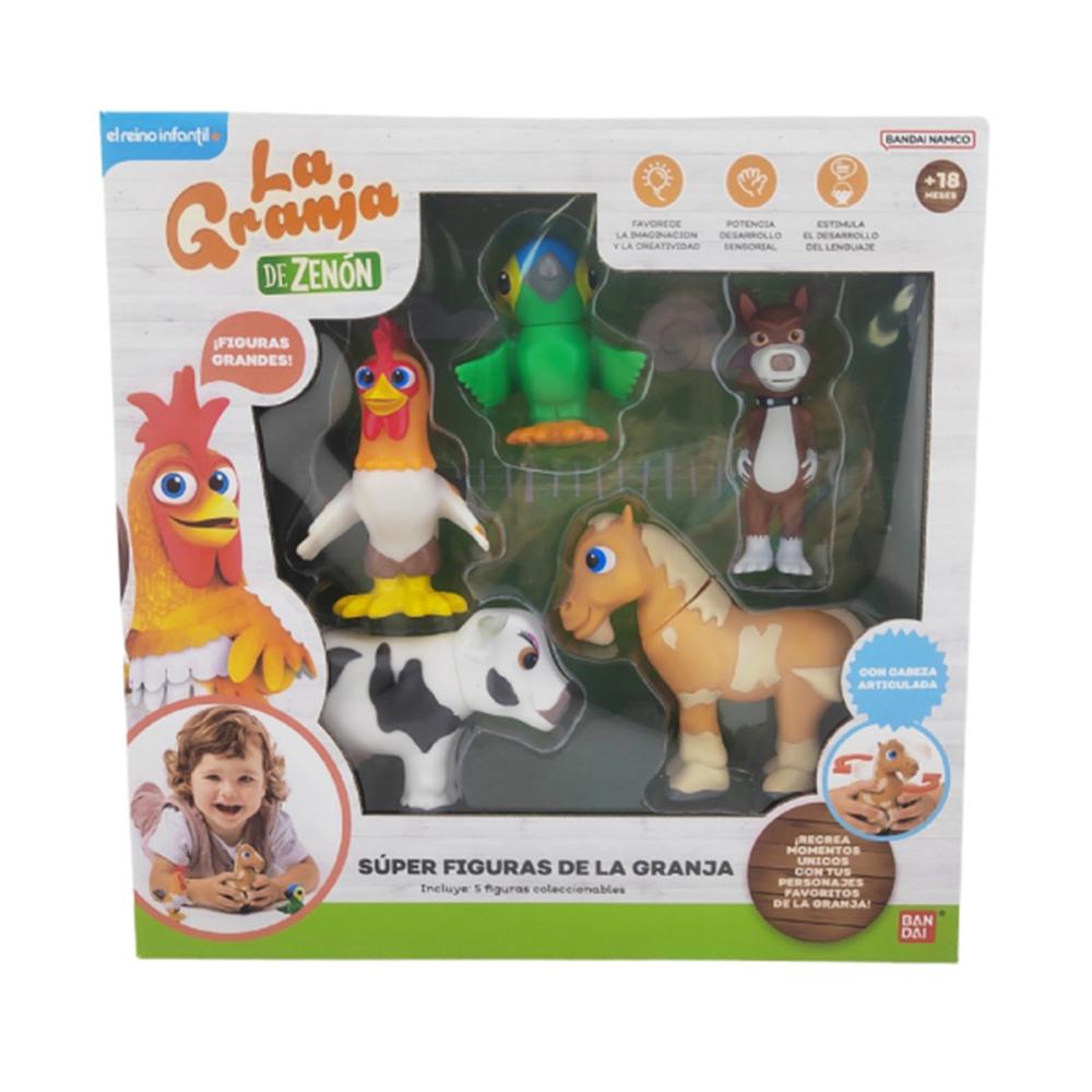 Bandai Rojo Pack 5 super figuras la granja de zenon