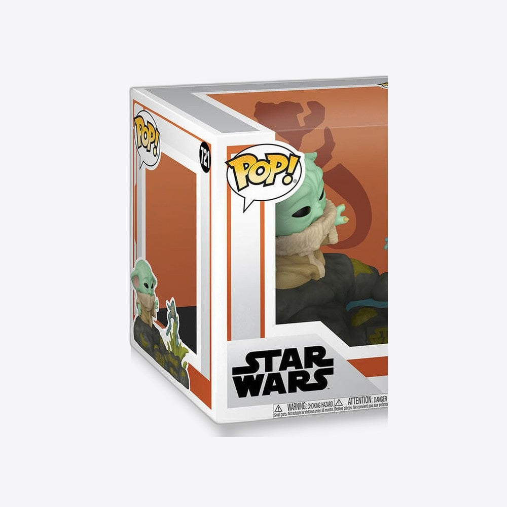 Funko Figura POP Deluxe Star Wars The Mandalorian Grogu with Frog (imagen 4 de 6)