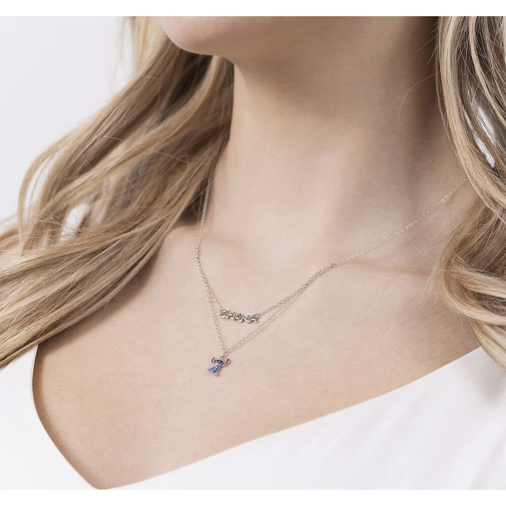 Peers Hardy Colgante Ohana Stitch Disney plata (imagen 2 de 4)