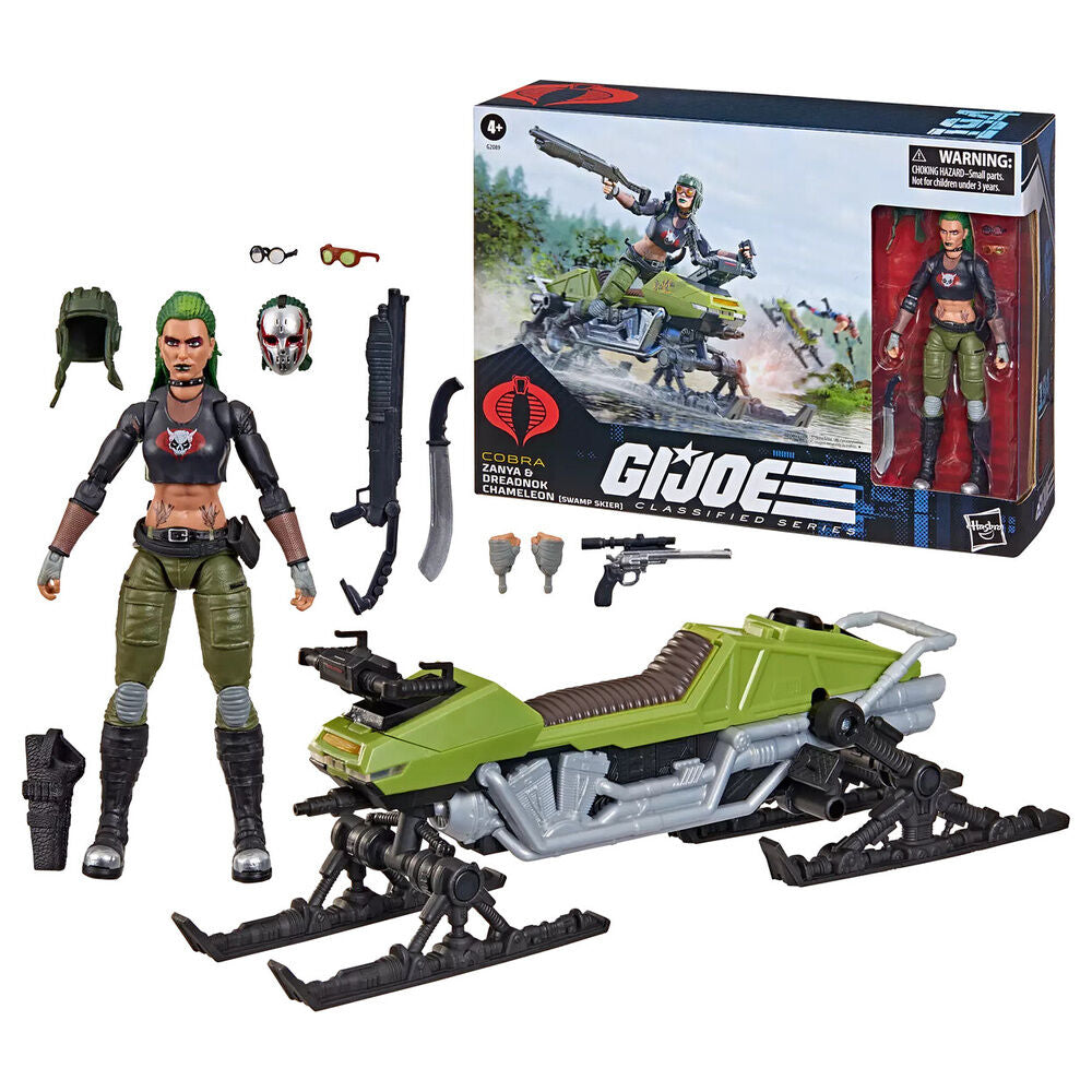 G.I. Joe Classified Figura Zanya Dreadnok Chameleon Cobra 15cm