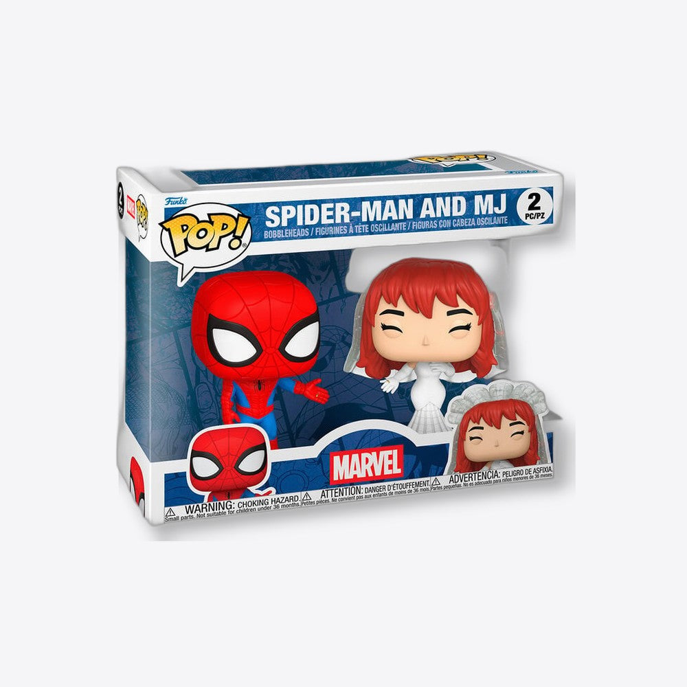 Funko Blister 2 figuras POP Marvel Spider-Man and MJ (imagen 3 de 6)