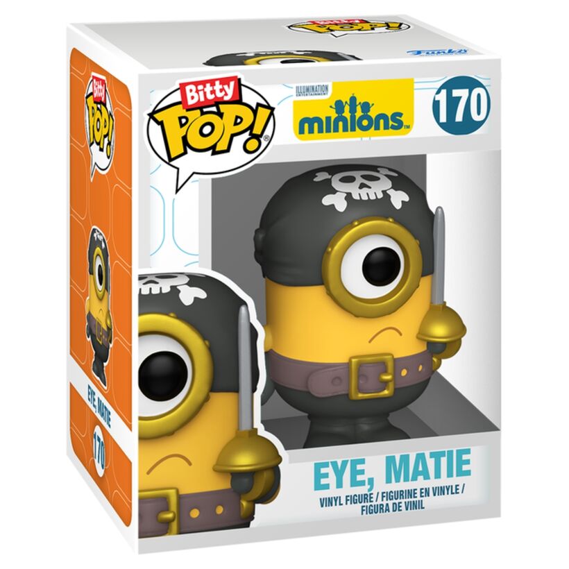 Minions Blister 2 Bitty POP Kevin y Minion Eye Funko