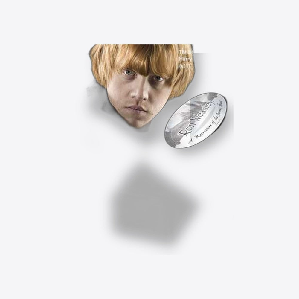 Replica the noble collection harry potter ron weasley varita con caja y placa de identificacion (imagen 5 de 6)