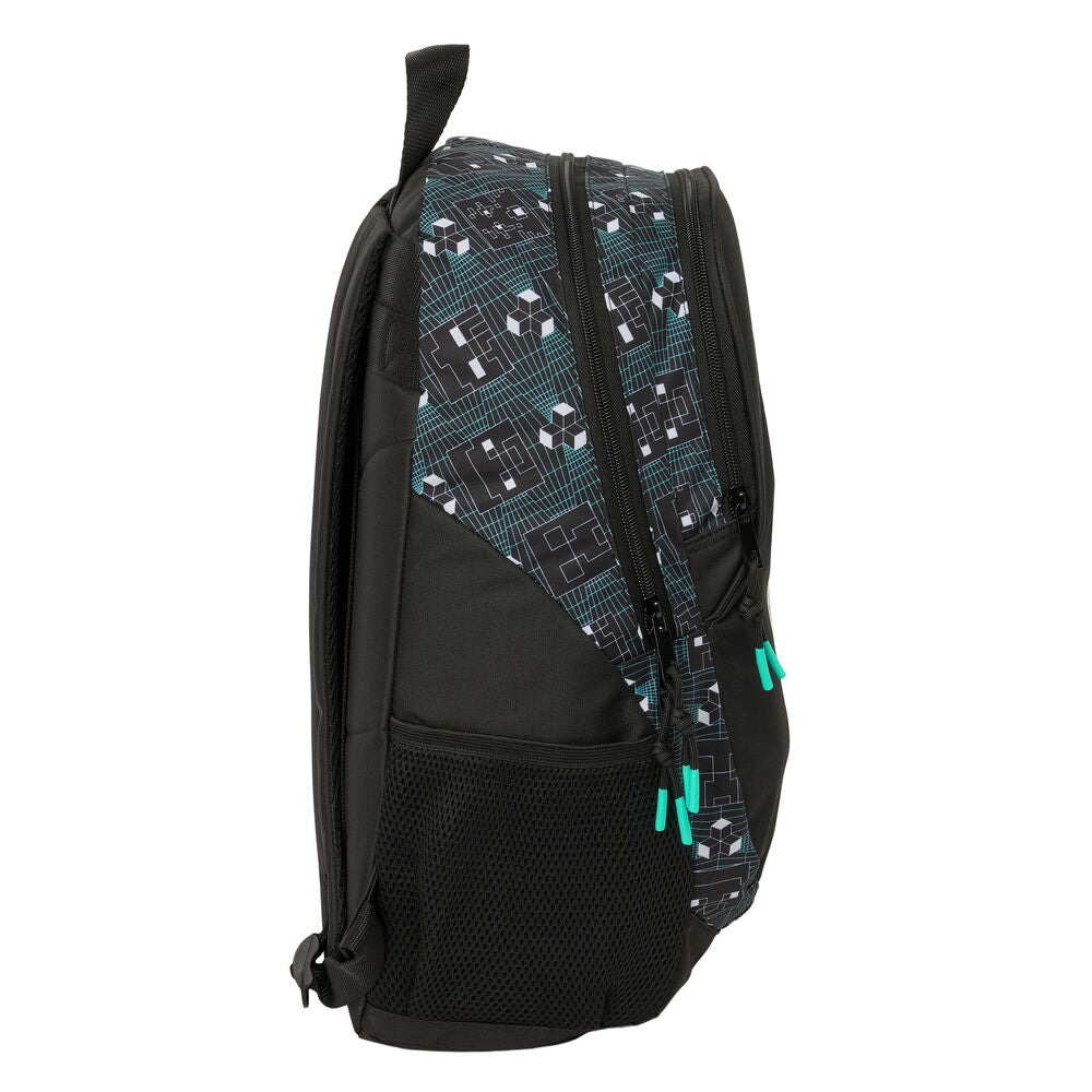 Safta Mochila Screen Minecraft 44cm adaptable (imagen 3 de 6)