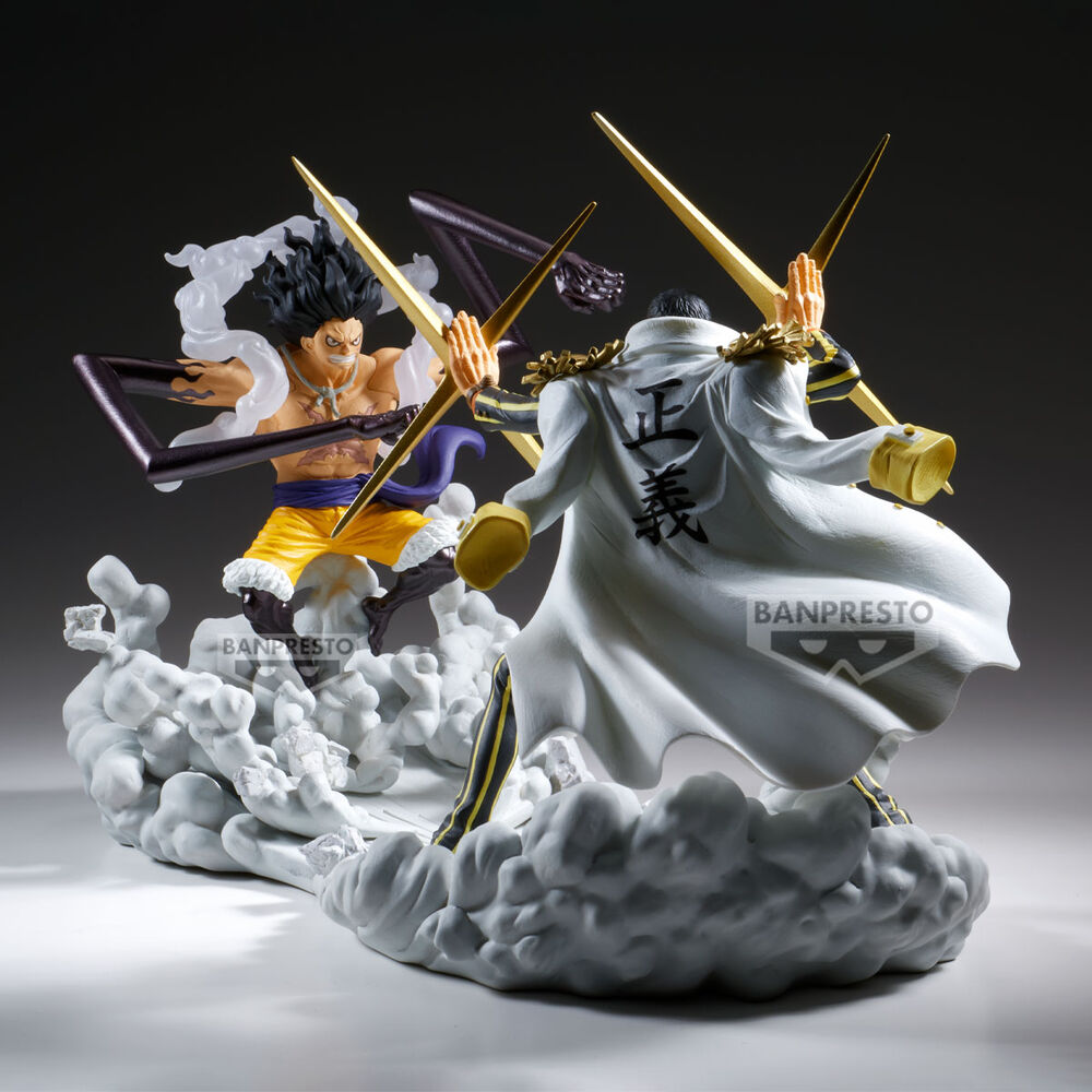 One Piece Figura Luffy Gear 4 Senkokkei Banpresto 15cm