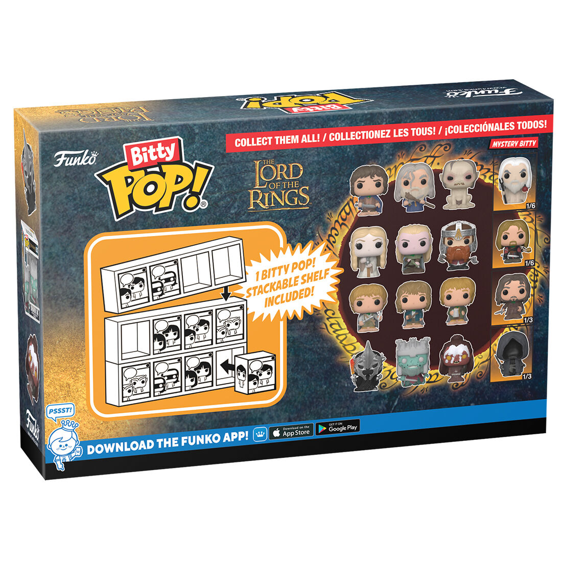 El Señor de los Anillos Blister 4 Figuras Bitty POP Frodo