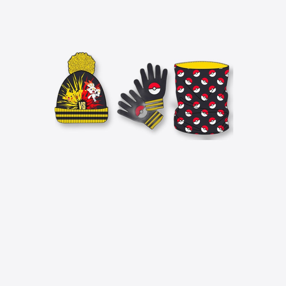 Nintendo Set gorro braga cuello y guantes Pokemon (imagen 6 de 6)