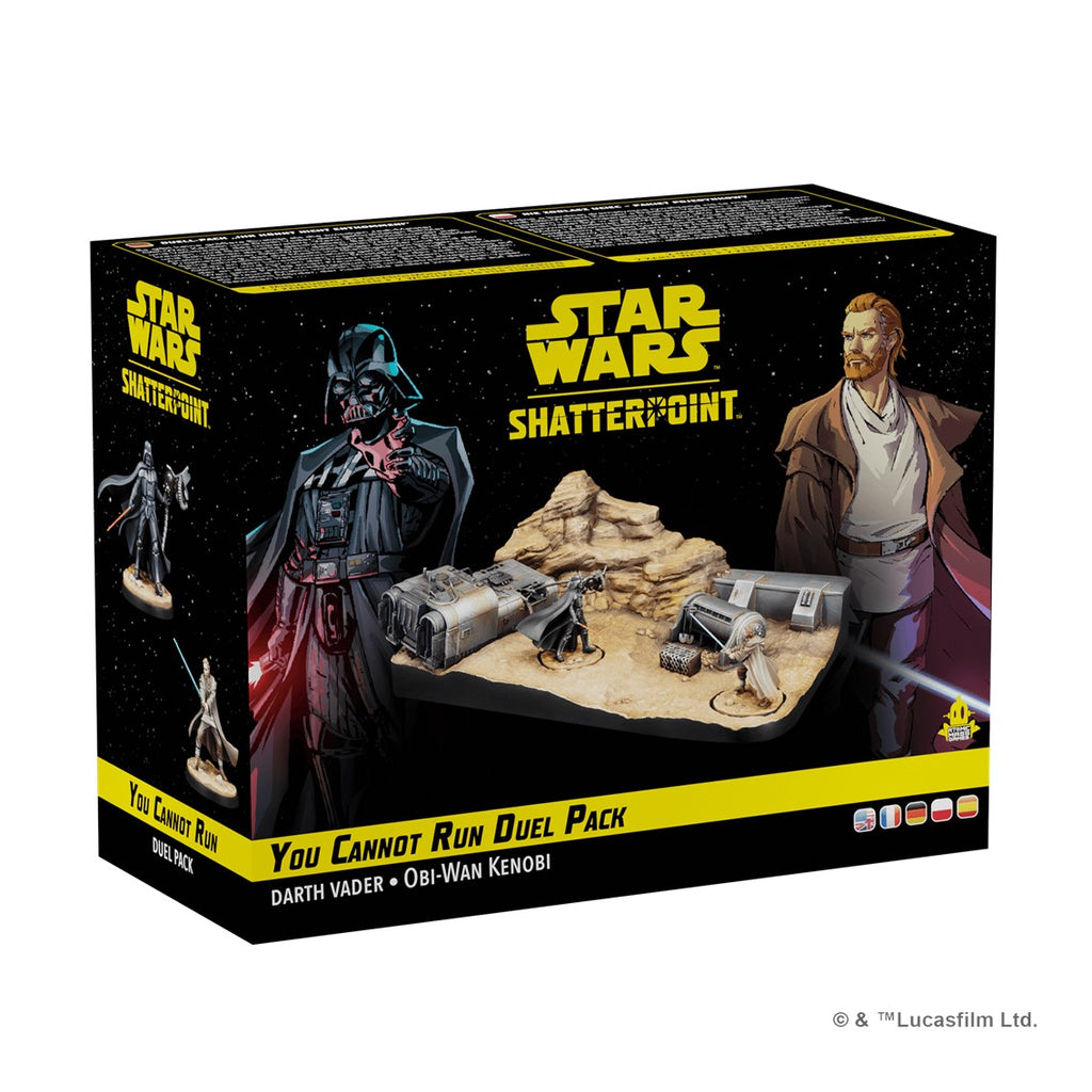 Asmodee Juego de mesa star wars shatterpoint you cannot run duel pack