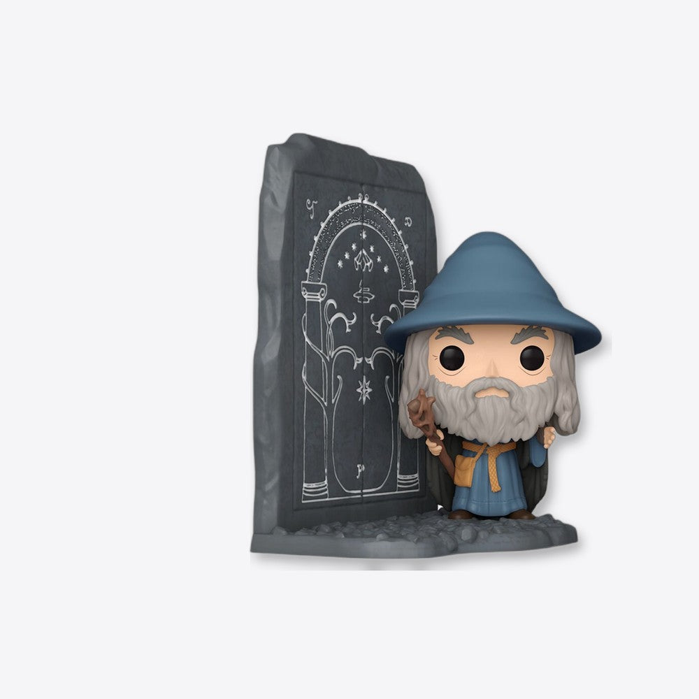 Funko Figura POP Deluxe El Señor de los Anillos Gandalf with Doors of Durin (imagen 5 de 6)