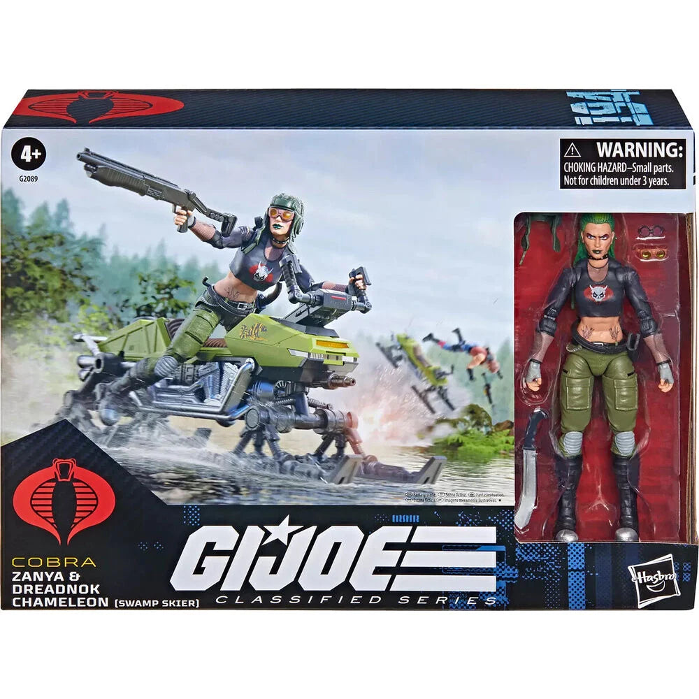 G.I. Joe Classified Figura Zanya Dreadnok Chameleon Cobra 15cm