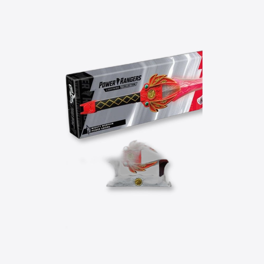 Replica hasbro espada poder ranger rojo replica escala 1:1 power rangers mighty morphin collection (imagen 3 de 6)