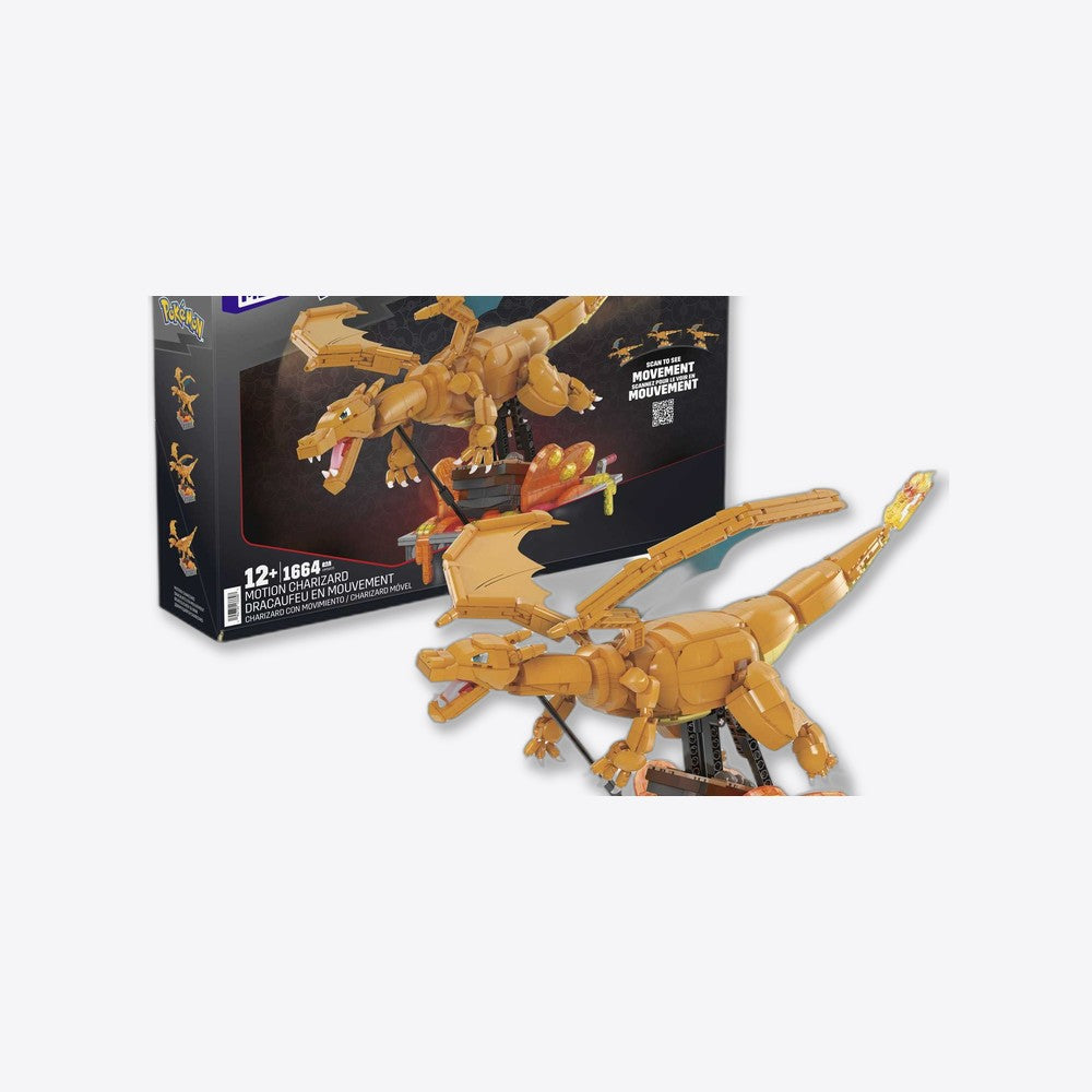 Desconocido Figura mattel mega construx motion pokemon motion charizard 1664 pcs (imagen 5 de 6)