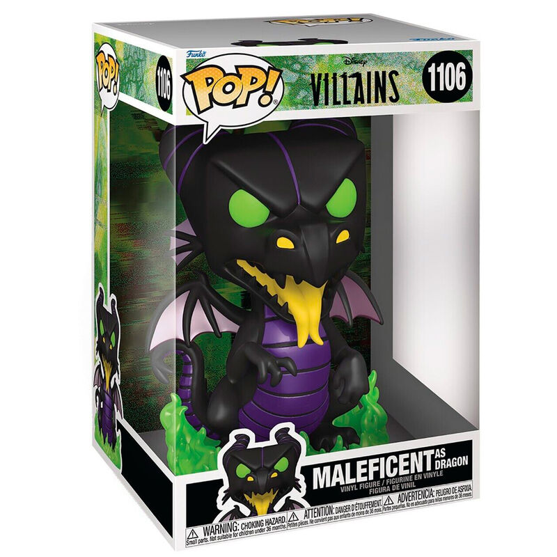 Funko Figura POP Disney Villains Maleficent Dragon 25cm (imagen 2 de 3)