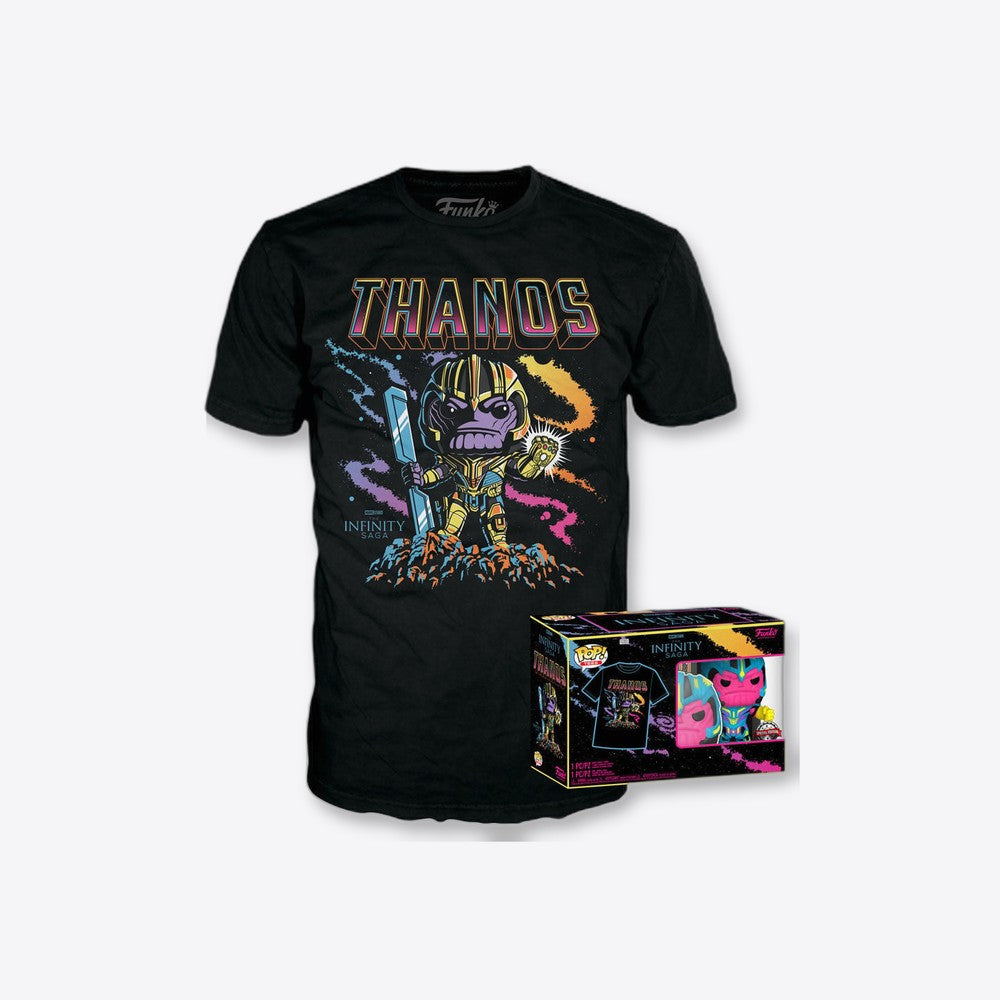 Funko Set figura POP & Tee Marvel Infinity Saga Thanos Exclusive (imagen 6 de 6)